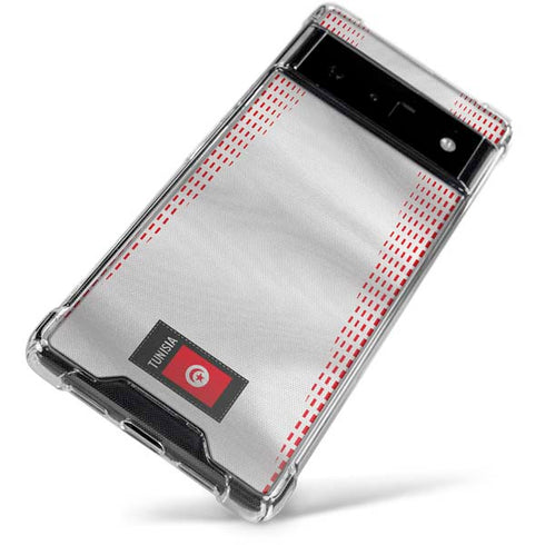 Tunisia Soccer Flag Google Pixel 6 Clear Case